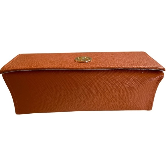 Tory Burch Orange Sunglasses Case and Bag - Picture 5 of 13